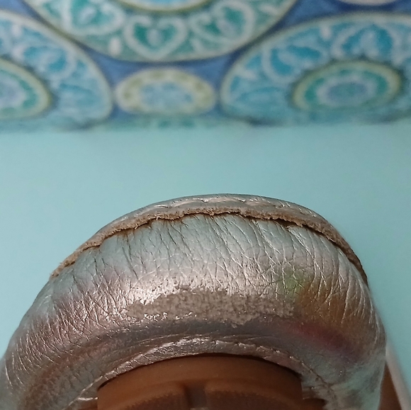 Jack Rogers Metallic Slip-On Loafers with Moccasin Stitching - Picture 8 of 9